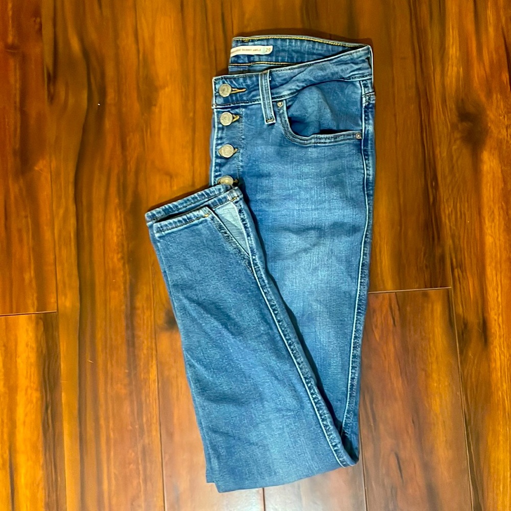 721 Levi Cropped Jeans